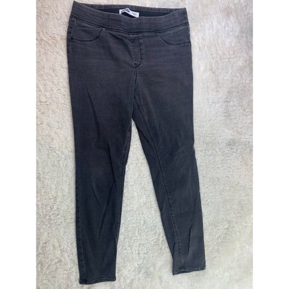 Old Navy Size 12 Womens Rockstar Jeggings Jeans Skinny Ankle Black Stret… - Picture 1 of 4